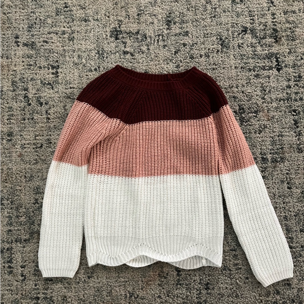 XS shaker sweater